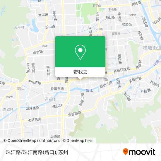 珠江路/珠江南路(路口)地图