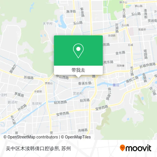 吴中区木渎韩倩口腔诊所地图