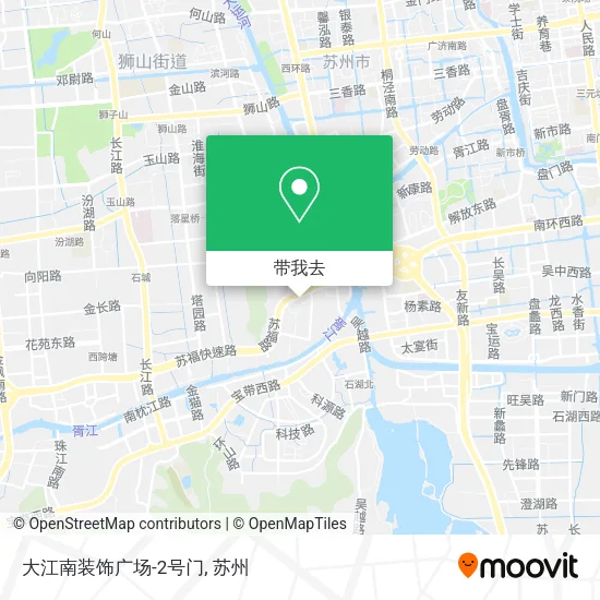 大江南装饰广场-2号门地图