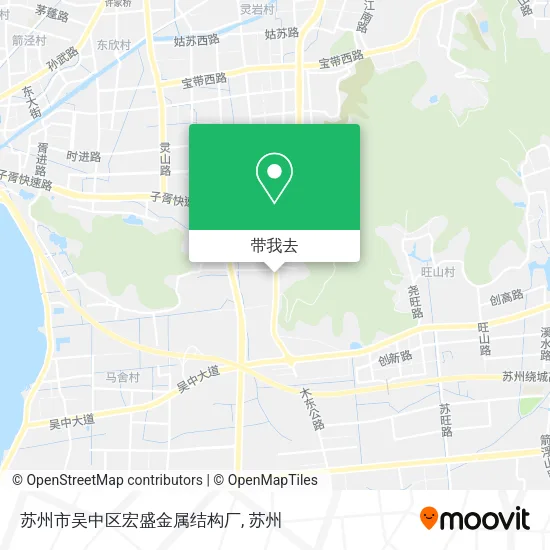 苏州市吴中区宏盛金属结构厂地图