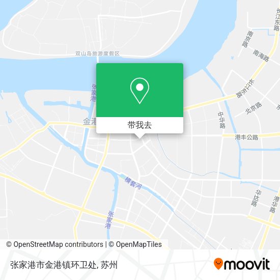张家港市金港镇环卫处地图
