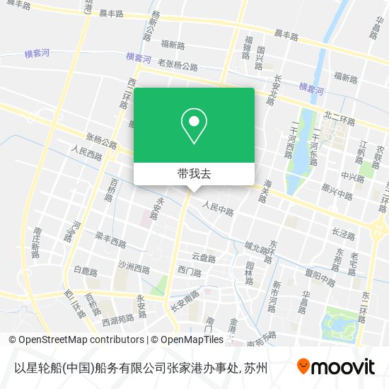 以星轮船(中国)船务有限公司张家港办事处地图