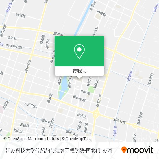 江苏科技大学传船舶与建筑工程学院-西北门地图