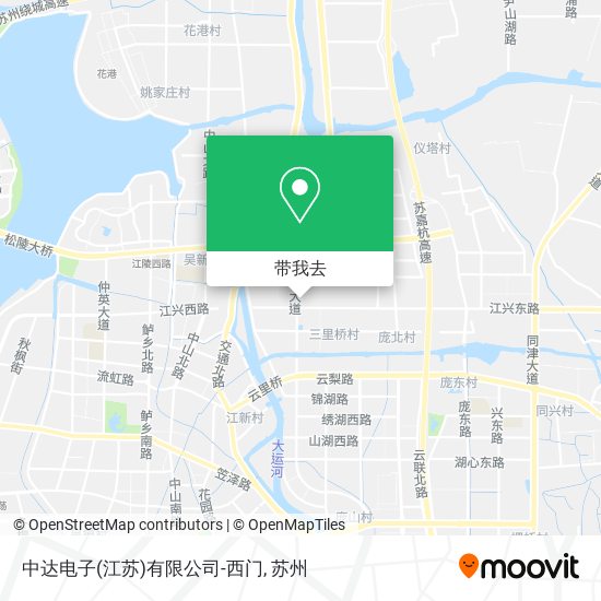 中达电子(江苏)有限公司-西门地图
