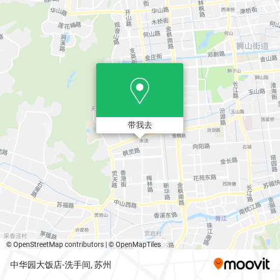 中华园大饭店-洗手间地图