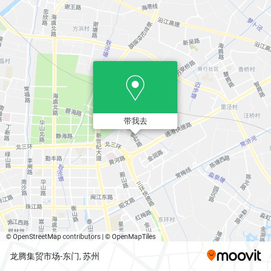 龙腾集贸市场-东门地图