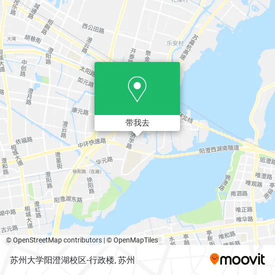 苏州大学阳澄湖校区-行政楼地图