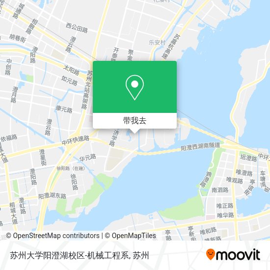 苏州大学阳澄湖校区-机械工程系地图