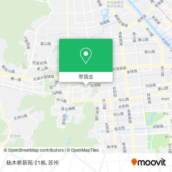 杨木桥新苑-21栋地图