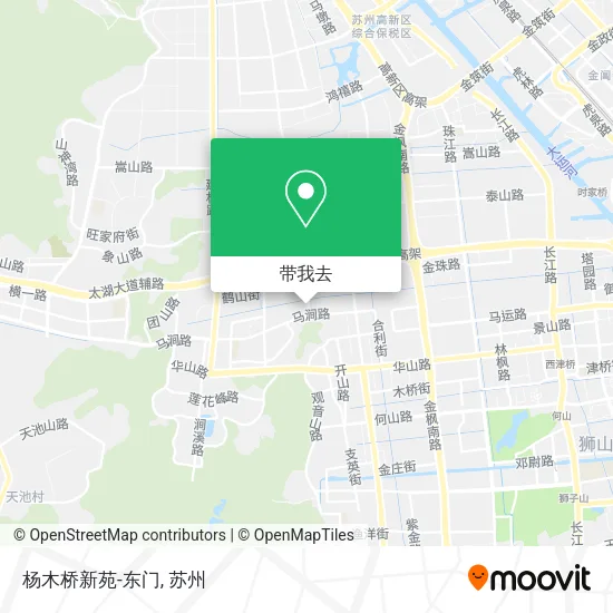 杨木桥新苑-东门地图