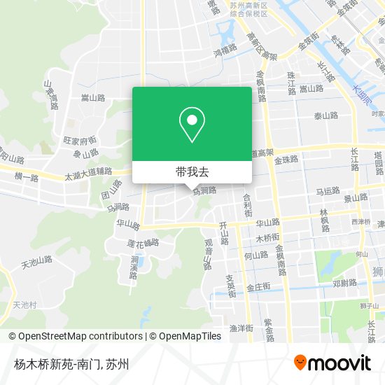 杨木桥新苑-南门地图