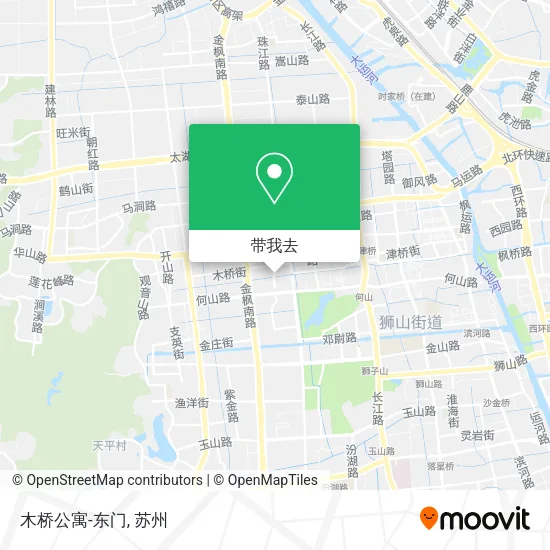 木桥公寓-东门地图