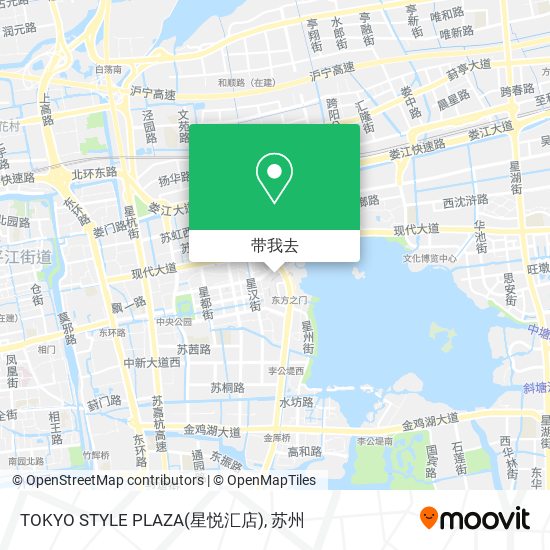 TOKYO STYLE PLAZA(星悦汇店)地图