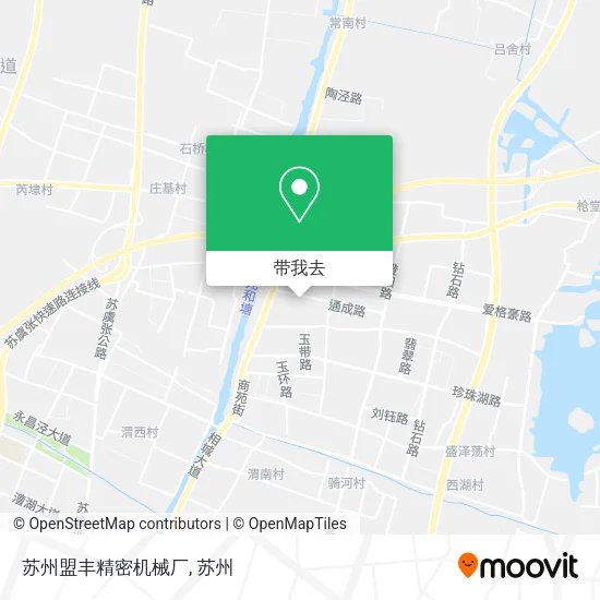 苏州盟丰精密机械厂地图