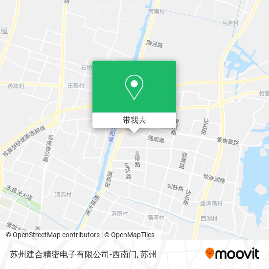 苏州建合精密电子有限公司-西南门地图
