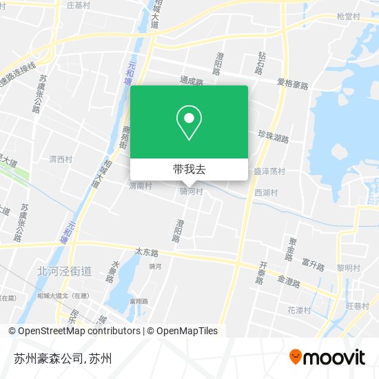 苏州豪森公司地图