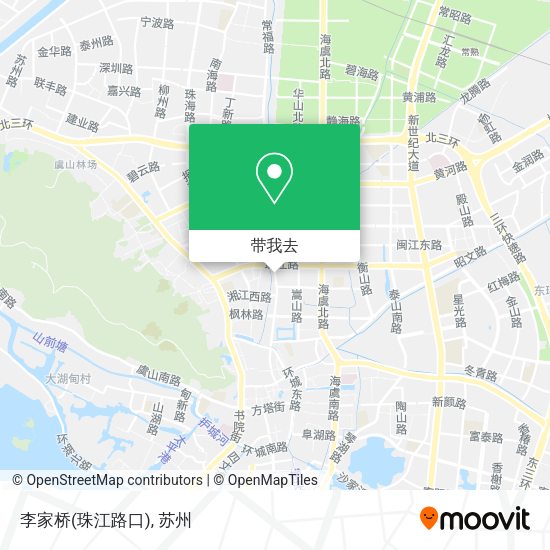 李家桥(珠江路口)地图