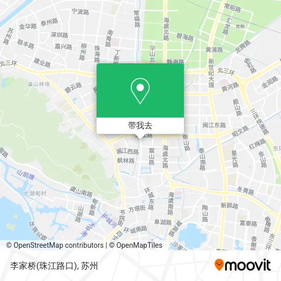 李家桥(珠江路口)地图