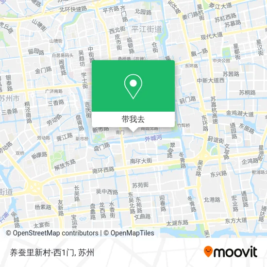 养蚕里新村-西1门地图