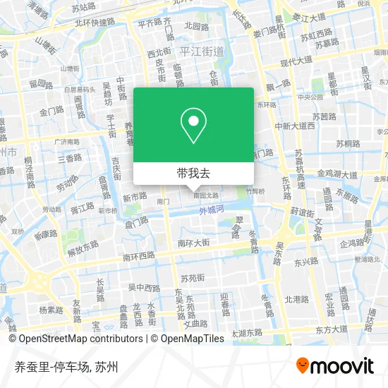 养蚕里-停车场地图