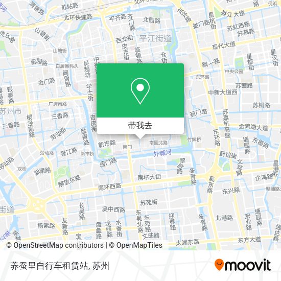 养蚕里自行车租赁站地图