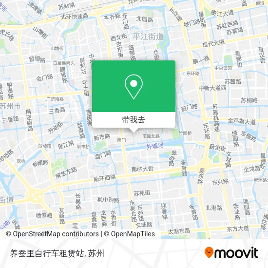 养蚕里自行车租赁站地图