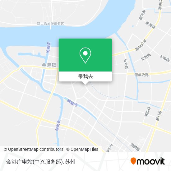 金港广电站(中兴服务部)地图