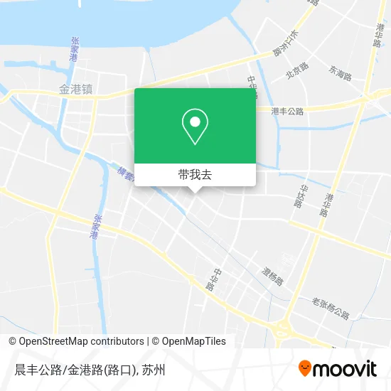 晨丰公路/金港路(路口)地图
