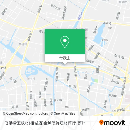 香港雪宝板材(相城店)金灿装饰建材商行地图