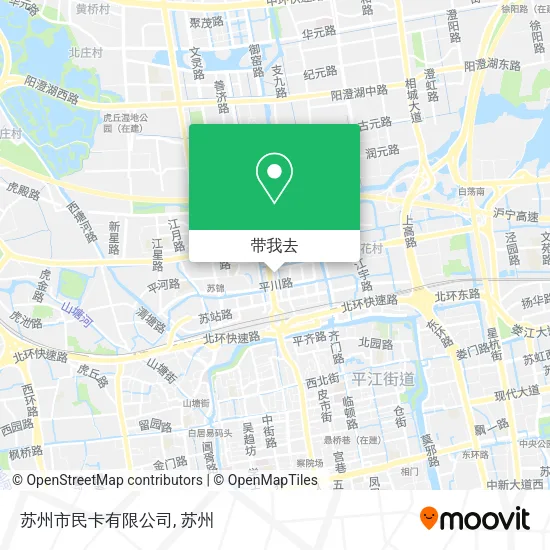 苏州市民卡有限公司地图