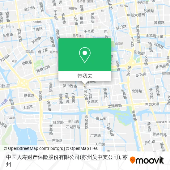 中国人寿财产保险股份有限公司(苏州吴中支公司)地图