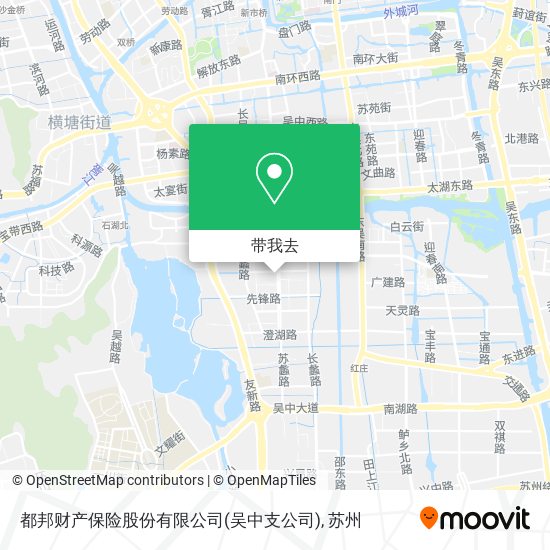 都邦财产保险股份有限公司(吴中支公司)地图