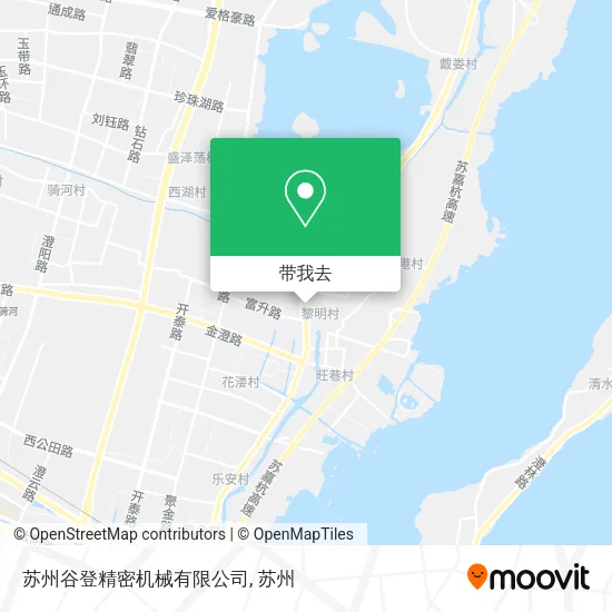 苏州谷登精密机械有限公司地图