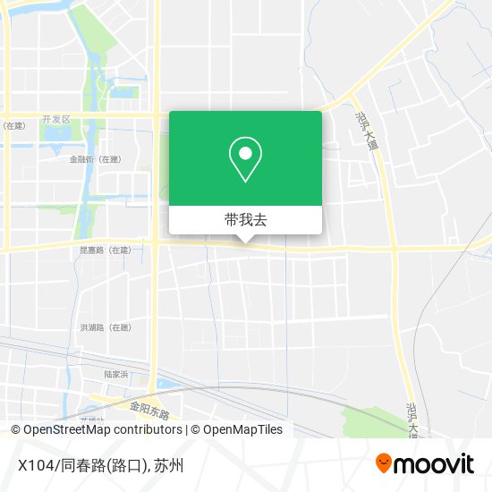 X104/同春路(路口)地图