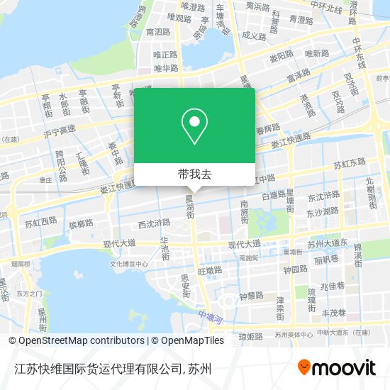 江苏快维国际货运代理有限公司地图