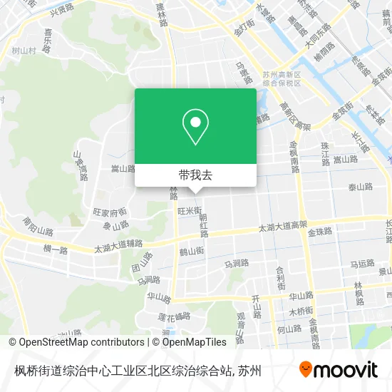 枫桥街道综治中心工业区北区综治综合站地图
