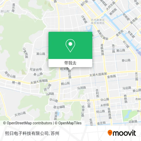 熙日电子科技有限公司地图