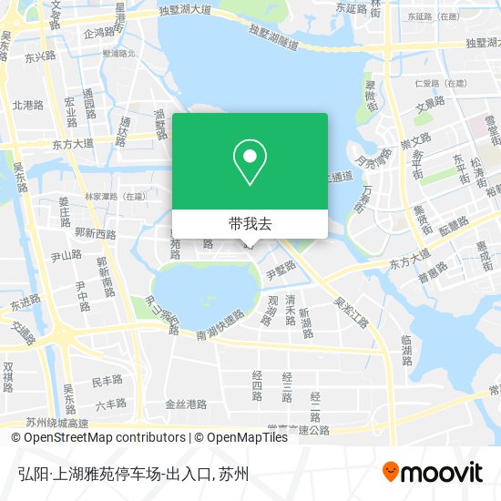 弘阳·上湖雅苑停车场-出入口地图