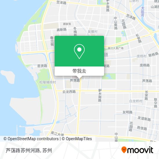 芦荡路苏州河路地图