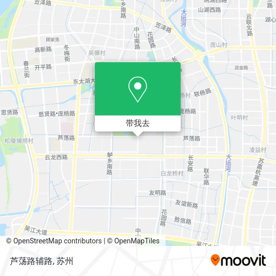 芦荡路辅路地图