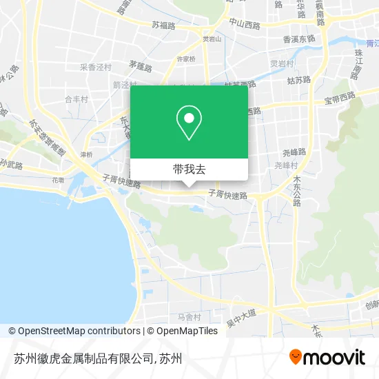 苏州徽虎金属制品有限公司地图