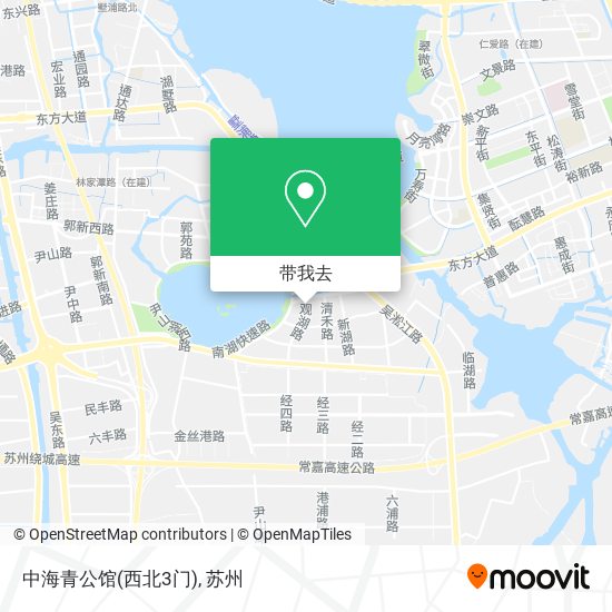 中海青公馆(西北3门)地图