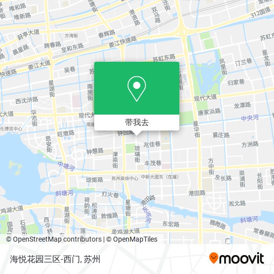 海悦花园三区-西门地图
