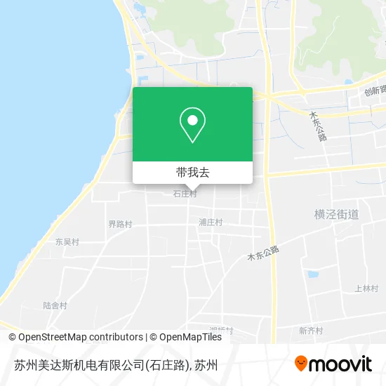 苏州美达斯机电有限公司(石庄路)地图