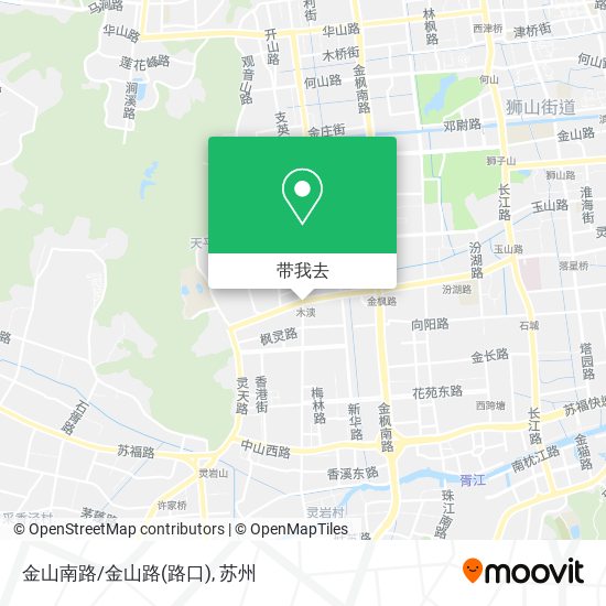 金山南路/金山路(路口)地图