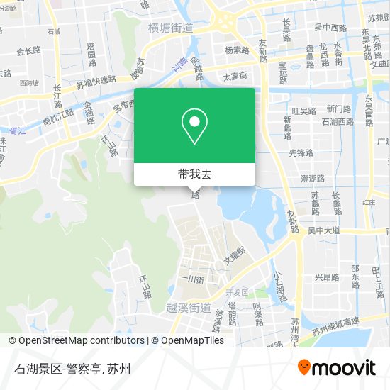 石湖景区-警察亭地图