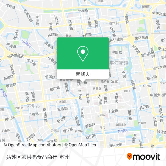 姑苏区韩洪亮食品商行地图