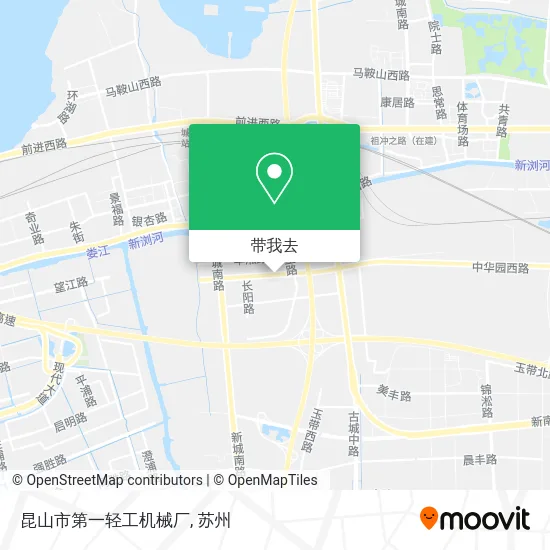 昆山市第一轻工机械厂地图
