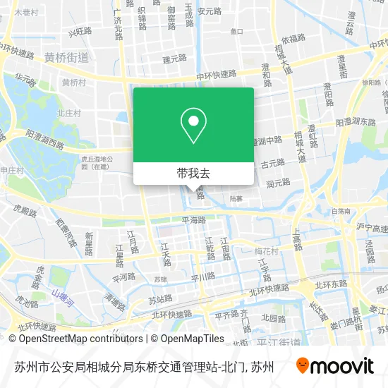 苏州市公安局相城分局东桥交通管理站-北门地图
