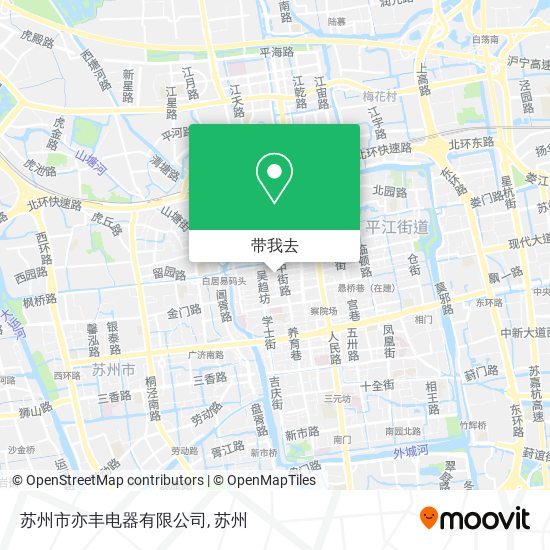 苏州市亦丰电器有限公司地图